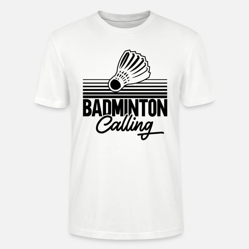 Badminton Badminton Evolution Badminton Player - Stanley/Stella CRAFTER Unisex Organic T-Shirt - white