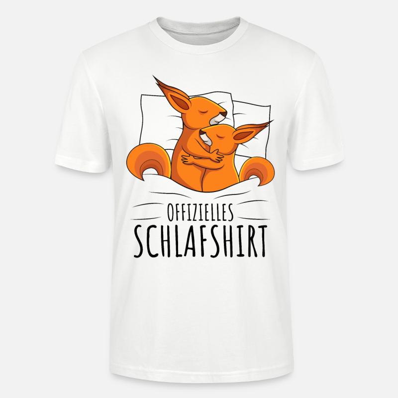 Eichhörnchen - Stanley/Stella Unisex Bio-T-Shirt CRAFTER - Weiß