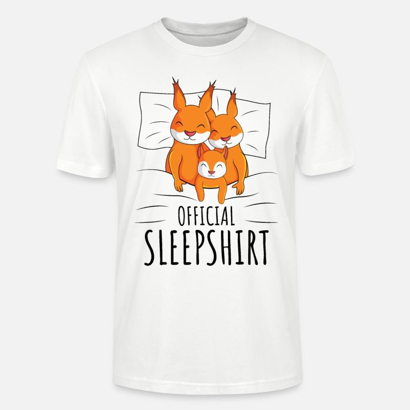 Eichhörnchen - Stanley/Stella Unisex Bio-T-Shirt CRAFTER - Weiß