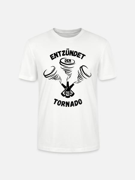 ENTZÜNDET DEN TORNADO - Stanley/Stella Unisex Bio-T-Shirt CRAFTER - Weiß
