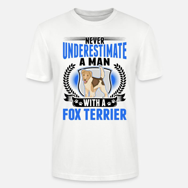 Foxterrier Besitzer Fox Terrier - Stanley/Stella Unisex Bio-T-Shirt CRAFTER - Weiß