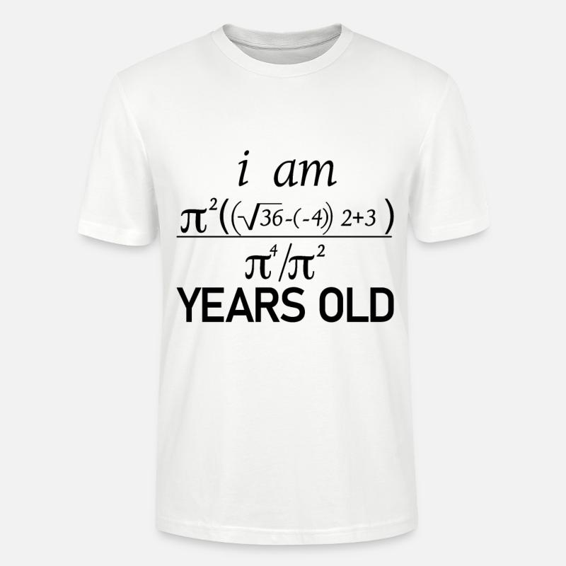 Formule Math Age - T-shirt bio CRAFTER Stanley Stella Unisexe - blanc