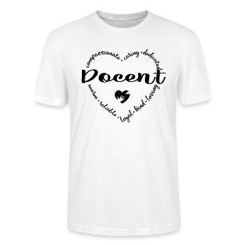 Dozent - Stanley/Stella Unisex Bio-T-Shirt CRAFTER - Weiß - Vorne - Alina (178cm) & Michal (187cm)