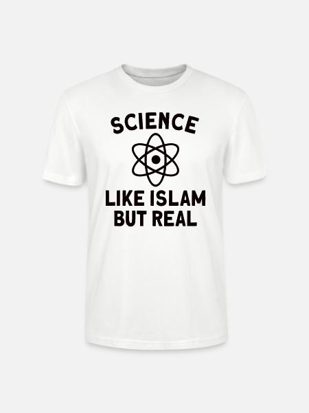 Atheist Atheism Anti-religion Securalism God - Stanley/Stella CRAFTER Unisex Organic T-Shirt - white