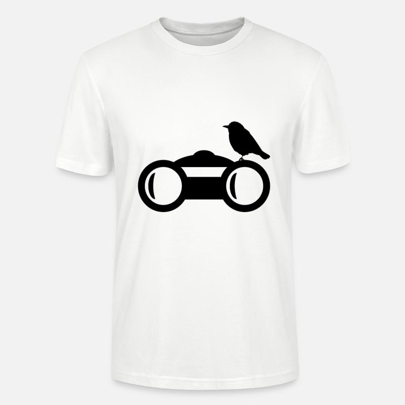 Birdwatcher - Binoculars - Birding - Bird Watching - Stanley/Stella Unisex Bio-T-Shirt CRAFTER - Weiß