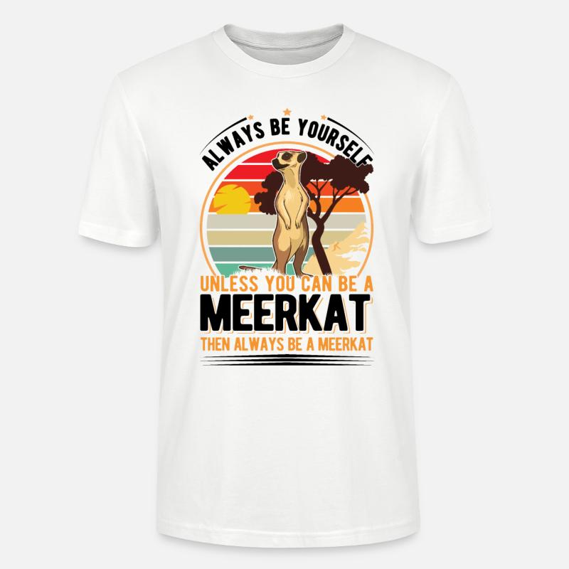 Suricate Cadeau Suricate Suricate - T-shirt bio CRAFTER Stanley Stella Unisexe - blanc