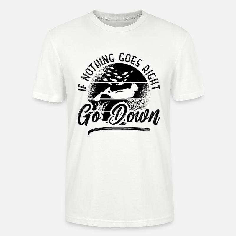 Apnoe Freitaucher Freitauchen Tauchen Geschenkidee - Stanley/Stella Unisex Bio-T-Shirt CRAFTER - Weiß