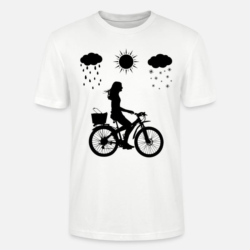 Toutes saisons et cyclisme - (2) - T-shirt bio CRAFTER Stanley Stella Unisexe - blanc