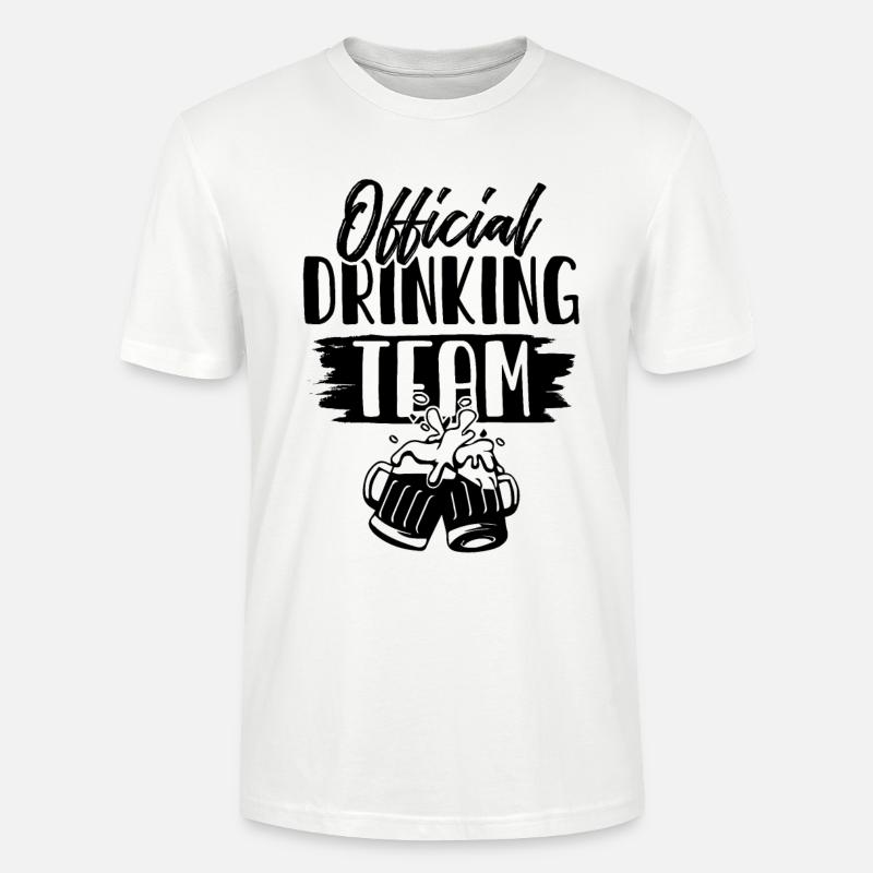 Drinking Team - Stanley/Stella Unisex Bio-T-Shirt CRAFTER - Weiß