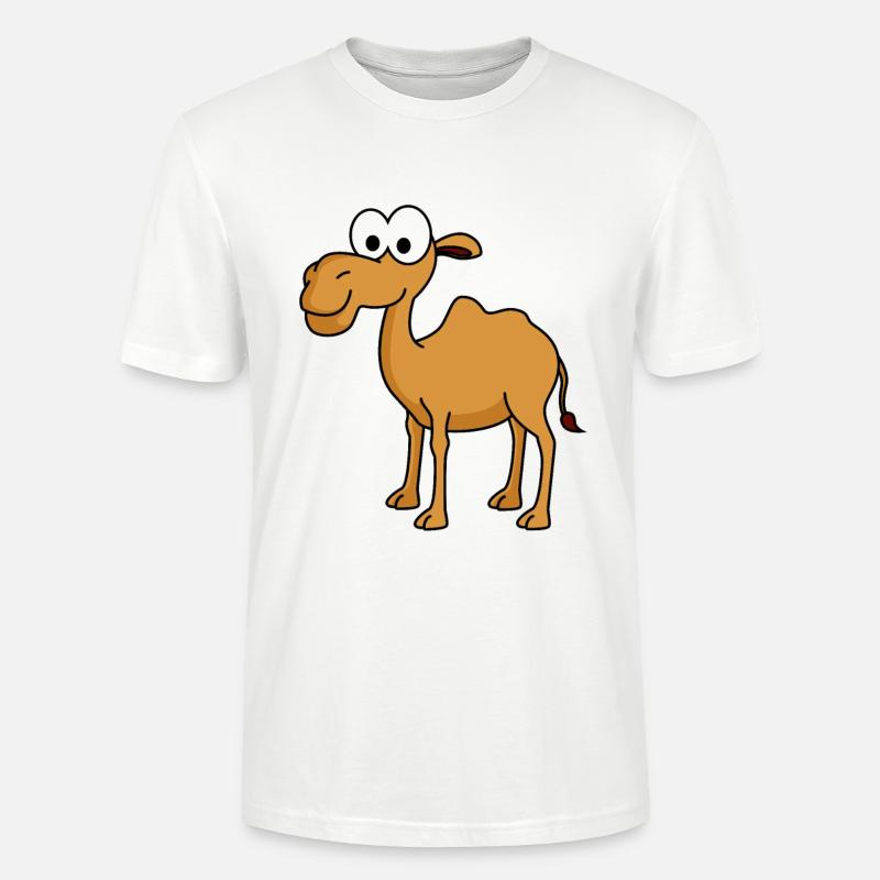 Kamel Comic - Stanley/Stella Unisex Bio-T-Shirt CRAFTER - Weiß