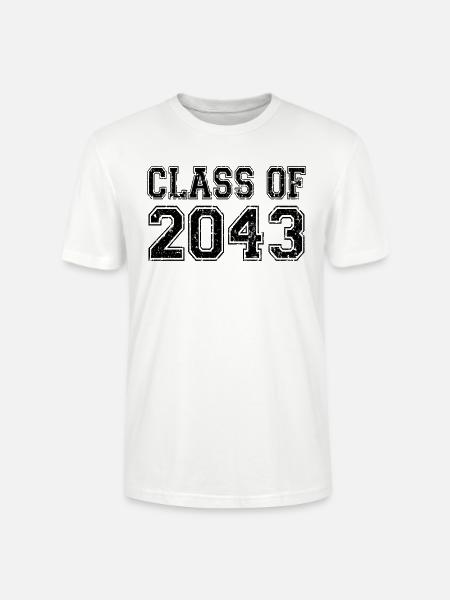 Klasse von 2043 - Stanley/Stella Unisex Bio-T-Shirt CRAFTER - Weiß