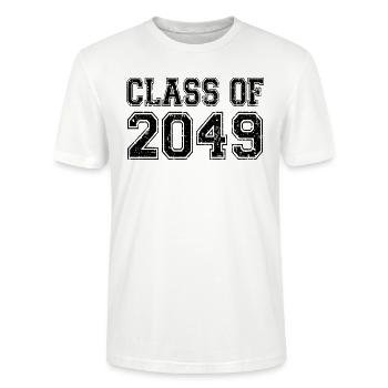 Klasse von 2049 - Stanley/Stella Unisex Bio-T-Shirt CRAFTER - Weiß - Vorne - Alina (178cm) & Michal (187cm)