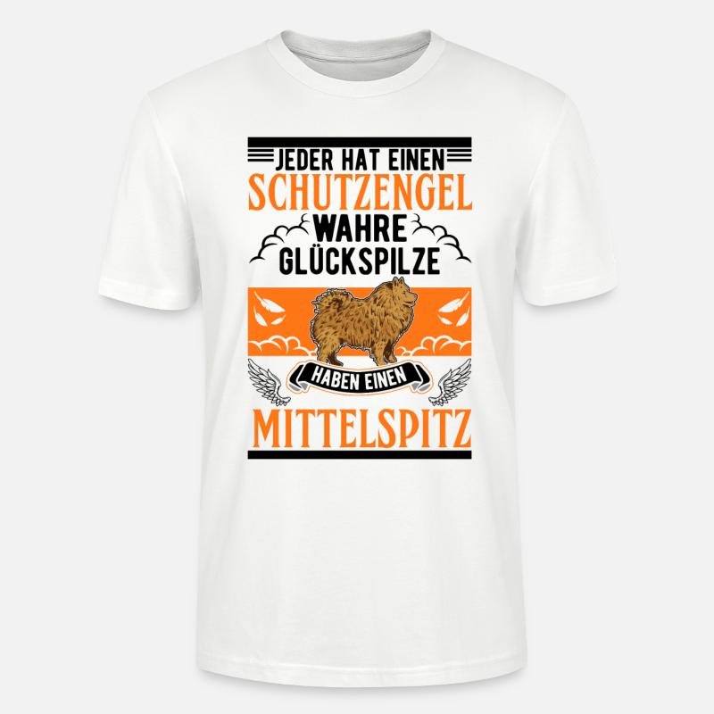 Mittelspitz Schutzengel - Stanley/Stella Unisex Bio-T-Shirt CRAFTER - Weiß