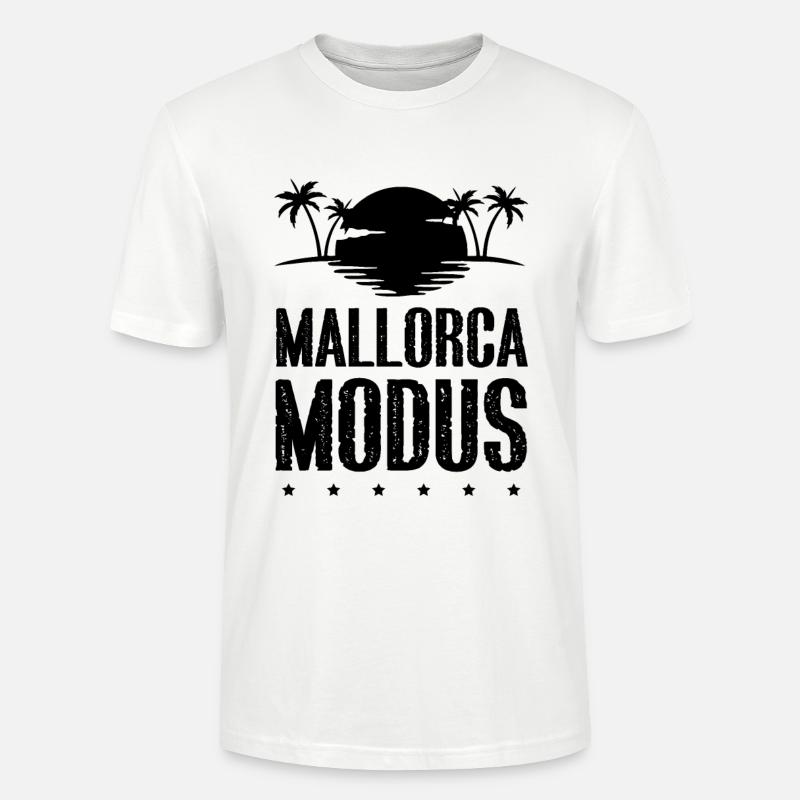 Mallorca Modus - Stanley/Stella Unisex Bio-T-Shirt CRAFTER - Weiß