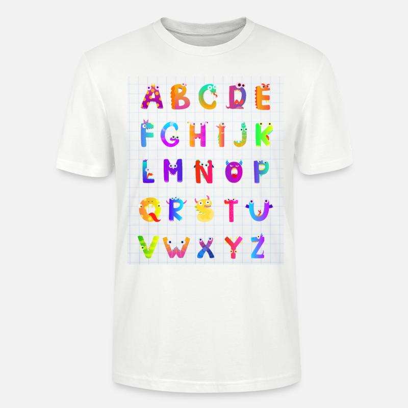 A B C Grerman - T-shirt bio CRAFTER Stanley Stella Unisexe - blanc