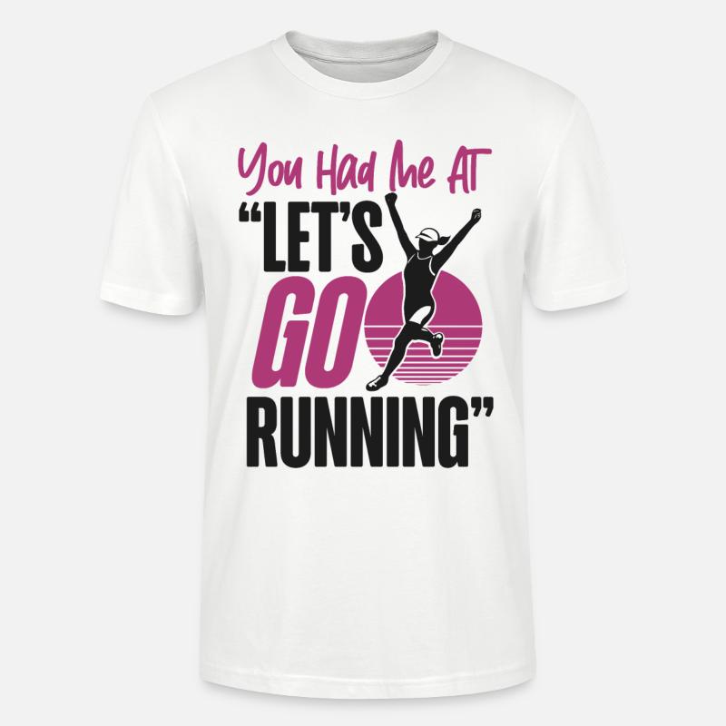 Running Runner Half Marathon - Stanley/Stella Unisex Bio-T-Shirt CRAFTER - Weiß