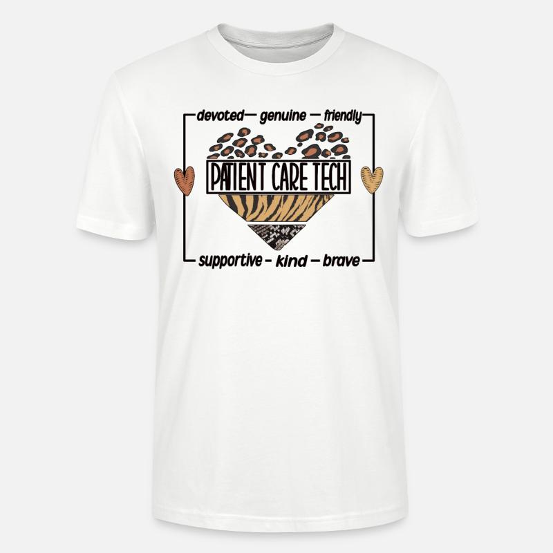 Techniker der Patientenversorgung Pflegetechniker - Stanley/Stella Unisex Bio-T-Shirt CRAFTER - Weiß