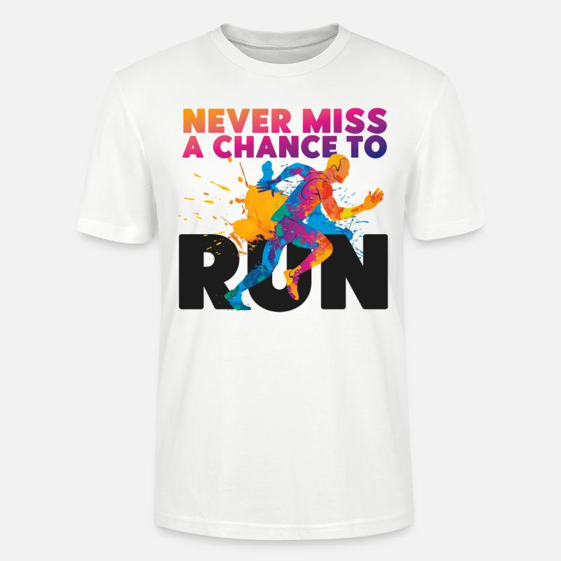 Running Runner Half Marathon - Stanley/Stella Unisex Bio-T-Shirt CRAFTER - Weiß