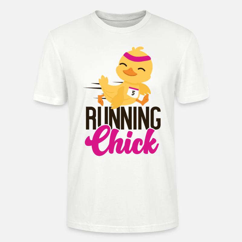 Running Runner Half Marathon - Stanley/Stella Unisex Bio-T-Shirt CRAFTER - Weiß