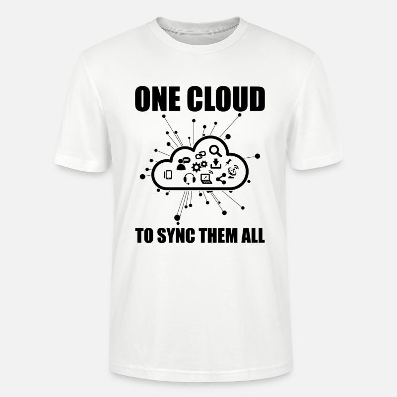 Cloud Administrator Cloud Devops - Stanley/Stella CRAFTER Unisex Organic T-Shirt - white
