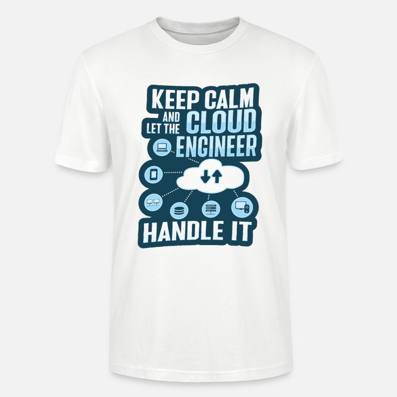 Cloud Administrator Cloud Devops - Stanley/Stella CRAFTER Unisex Organic T-Shirt - white