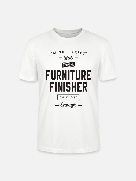 Möbelveredler Lustige Berufsbezeichnung - Stanley/Stella Unisex Bio-T-Shirt CRAFTER - Weiß