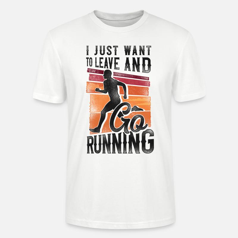 Running Runner Semi-Marathon - T-shirt bio CRAFTER Stanley Stella Unisexe - blanc