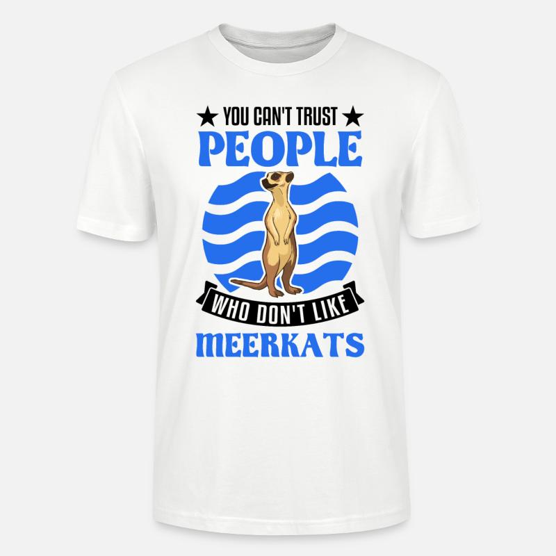 Suricate Cadeau Suricate Suricate - T-shirt bio CRAFTER Stanley Stella Unisexe - blanc