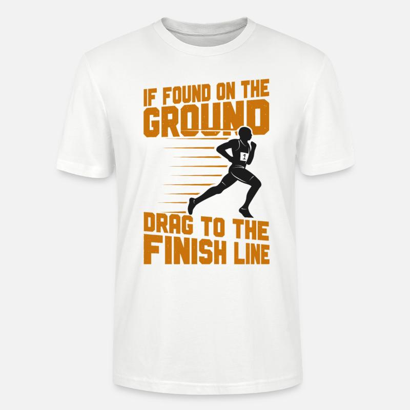 Running Runner Half Marathon - Stanley/Stella Unisex Bio-T-Shirt CRAFTER - Weiß