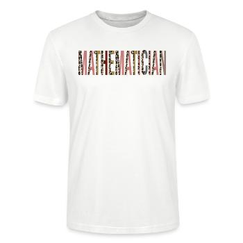 Mathématicien - T-shirt bio CRAFTER Stanley Stella Unisexe - blanc - Devant - Alina (178cm) & Michal (187cm)