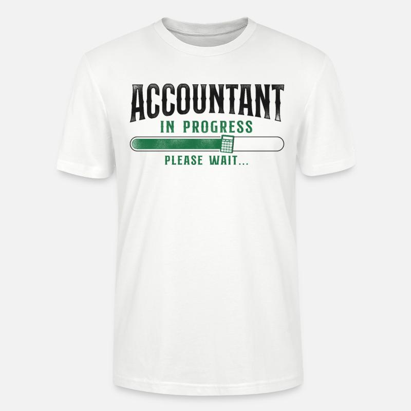 Comptable Comptable Comptable Comptabilité - T-shirt bio CRAFTER Stanley Stella Unisexe - blanc