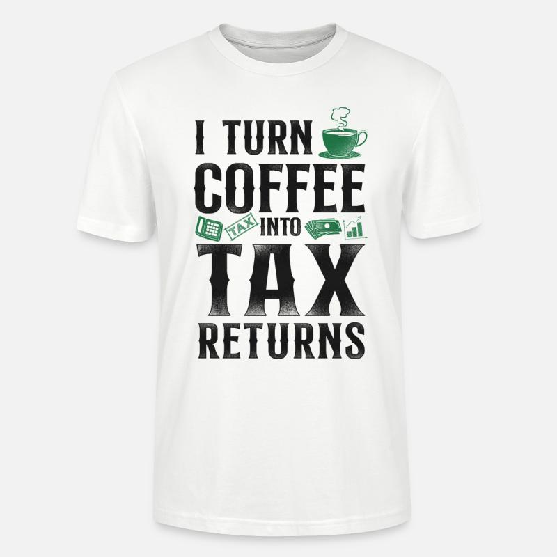 Comptable Comptable Comptable Comptabilité - T-shirt bio CRAFTER Stanley Stella Unisexe - blanc