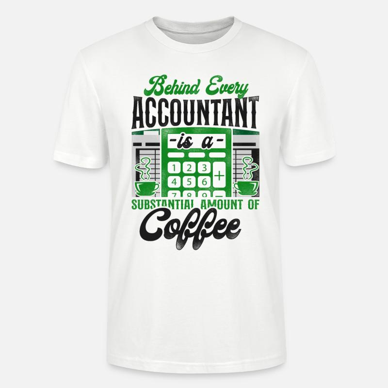 Comptable Comptable Comptable Comptabilité - T-shirt bio CRAFTER Stanley Stella Unisexe - blanc