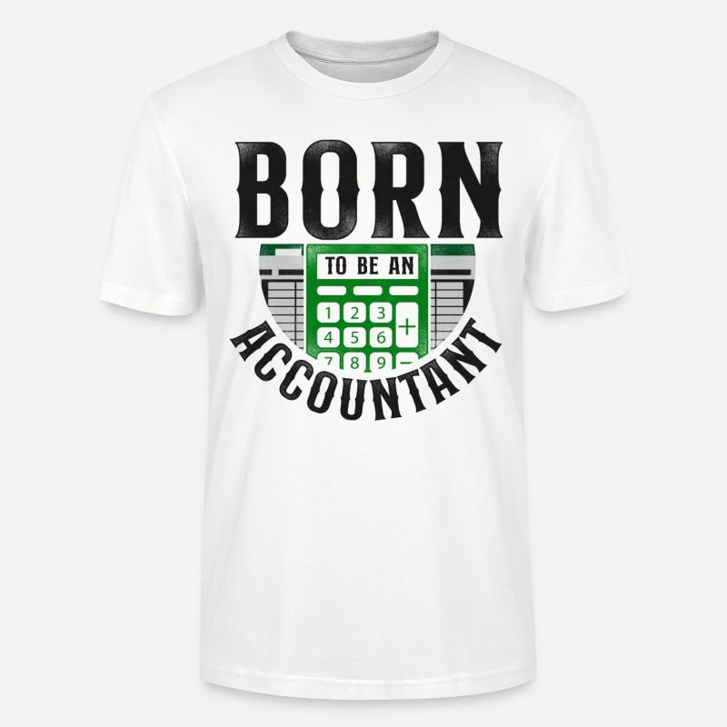 Comptable Comptable Comptable Comptabilité - T-shirt bio CRAFTER Stanley Stella Unisexe - blanc