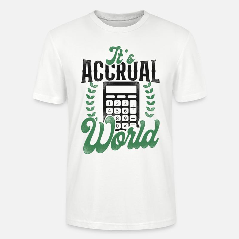 Comptable Comptable Comptable Comptabilité - T-shirt bio CRAFTER Stanley Stella Unisexe - blanc