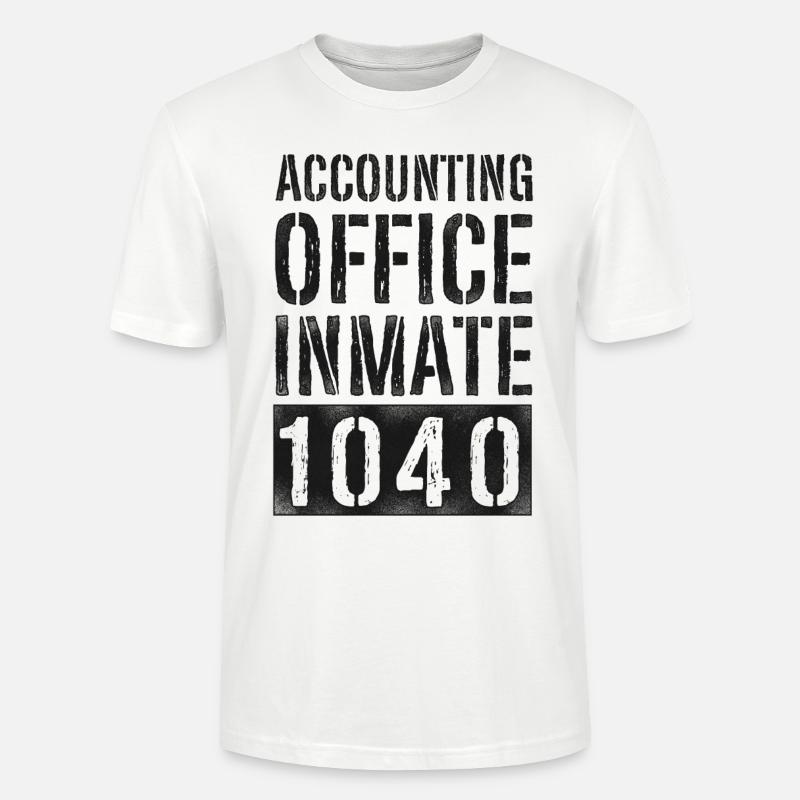 Comptable Comptable Comptable Comptabilité - T-shirt bio CRAFTER Stanley Stella Unisexe - blanc