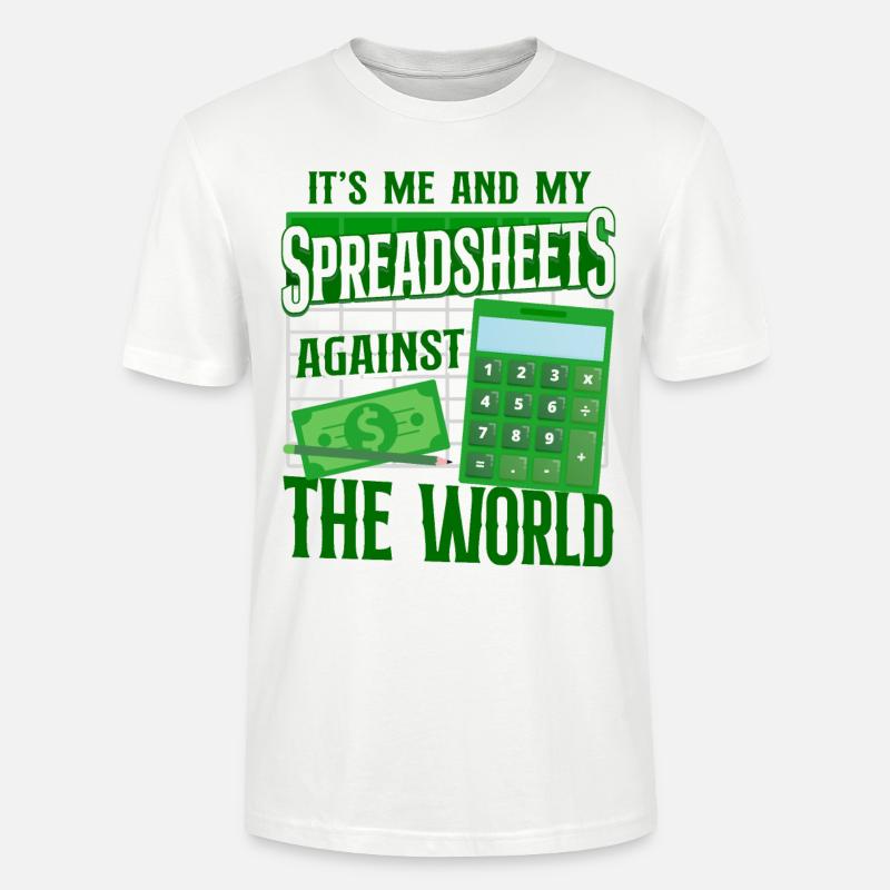 Comptable Comptable Comptable Comptabilité - T-shirt bio CRAFTER Stanley Stella Unisexe - blanc