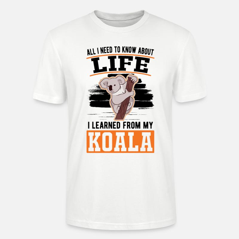 Koala Cadeau Koala Ours - T-shirt bio CRAFTER Stanley Stella Unisexe - blanc