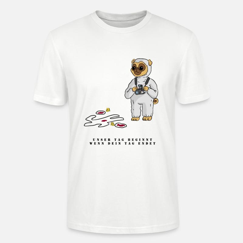 Spurensicherung - Kripo Polizei Kriminaltechnik - Stanley/Stella Unisex Bio-T-Shirt CRAFTER - Weiß