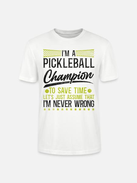 Pickleball I'm A Pickleball - Stanley/Stella Unisex Bio-T-Shirt CRAFTER - Weiß