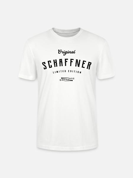 Schaffner Limited Edition Bahnführer - Stanley/Stella Unisex Bio-T-Shirt CRAFTER - Weiß