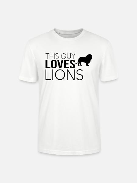 Typ Löwe Spruch - Stanley/Stella Unisex Bio-T-Shirt CRAFTER - Weiß