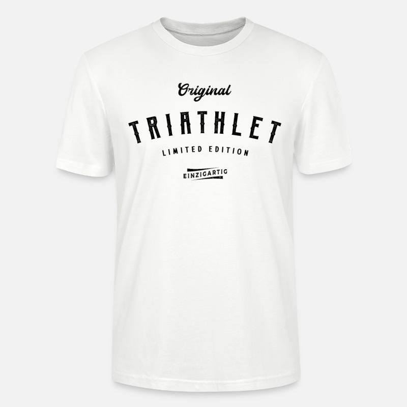 Triathlet Limited Edition Triathleten - Stanley/Stella Unisex Bio-T-Shirt CRAFTER - Weiß