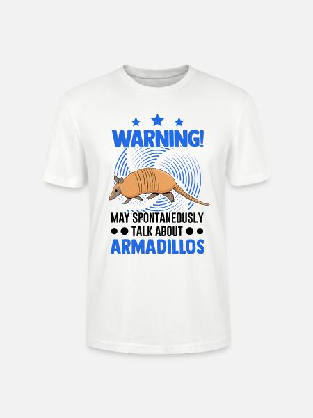 May spontaneously talk about Armadillos - Stanley/Stella Unisex Bio-T-Shirt CRAFTER - Weiß