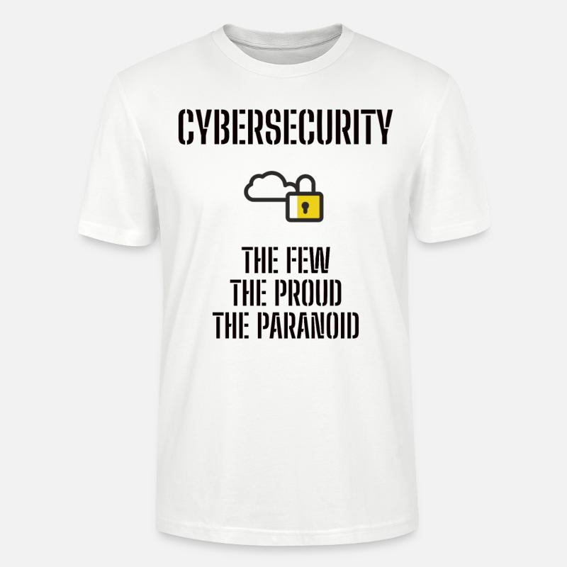 Cybersecurity - IT-Sicherheit Informatiker - Stanley/Stella Unisex Bio-T-Shirt CRAFTER - Weiß