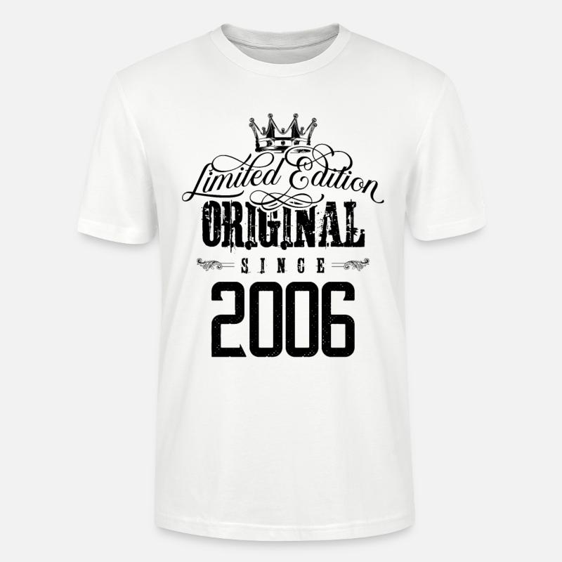 Édition limitée 2006 - T-shirt bio CRAFTER Stanley Stella Unisexe - blanc