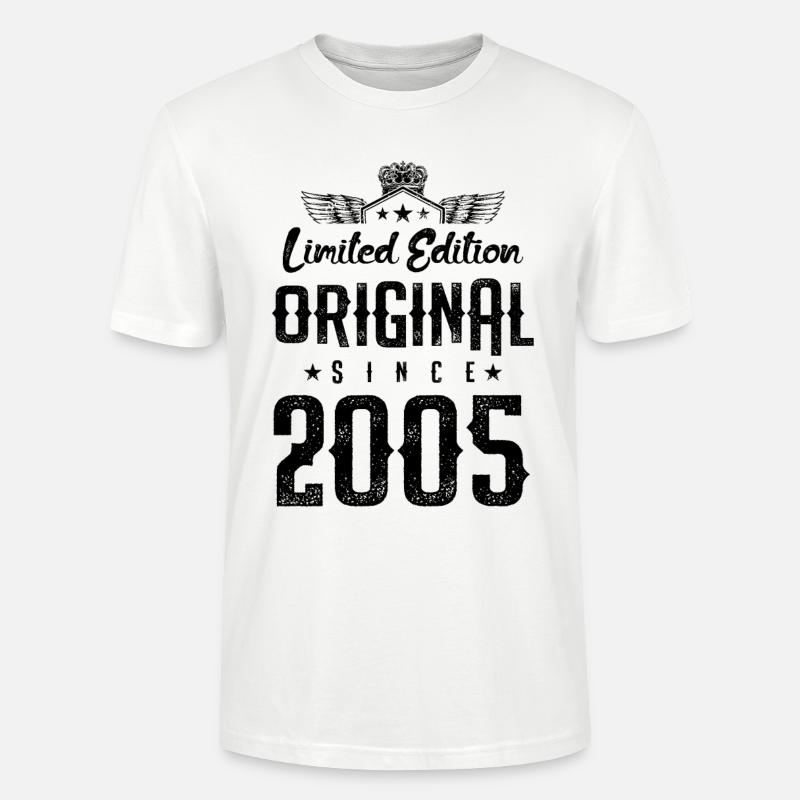 Édition limitée 2005 - T-shirt bio CRAFTER Stanley Stella Unisexe - blanc
