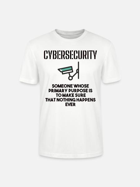 Cybersecurity - IT-Sicherheit Informatiker - Stanley/Stella Unisex Bio-T-Shirt CRAFTER - Weiß