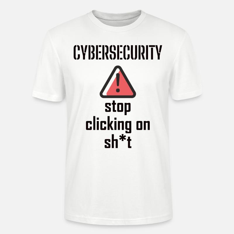 Cybersecurity - IT-Sicherheit Informatiker - Stanley/Stella Unisex Bio-T-Shirt CRAFTER - Weiß