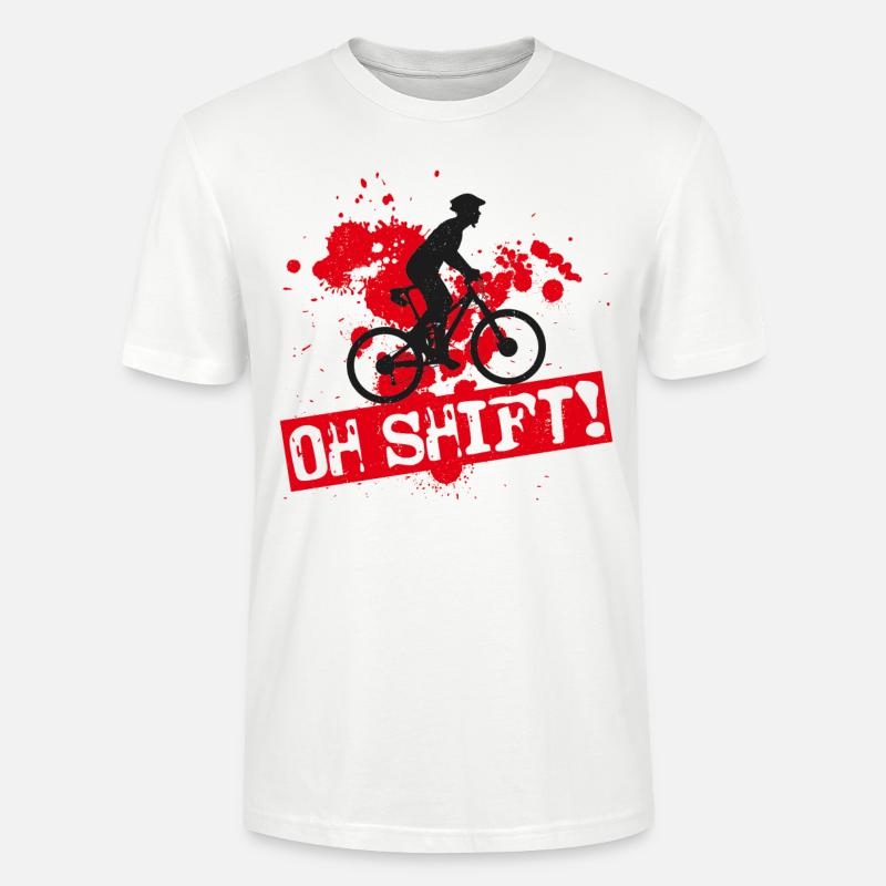 Enduro VTT VTT Équitation - T-shirt bio CRAFTER Stanley Stella Unisexe - blanc